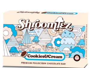 Shroomiez Cookies & Cream Milk Chocolate Bar