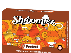 Shroomiez Pretzel Milk Chocolate Bar